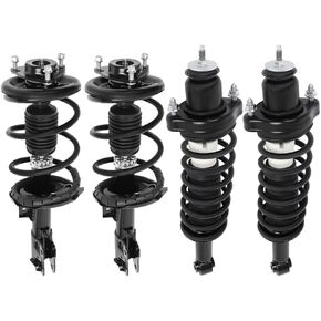 SCITOO Front and Rear Shock Absorber Assembly Fit for 2008-2010 for Mitsubishi Lancer, Complete Shock and Strut Assembly Kit Fit for 172356 172355 172508 4PCS