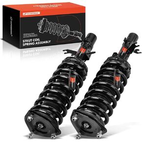 A-Premium Front Pair (2) مجموعة كاملة من الدعامة والملف التوافق مع Infiniti M35 2006-2010 ، M45 2008-2010 ، سائق ومسافر ، استبدل# 18920590 ، 18920591