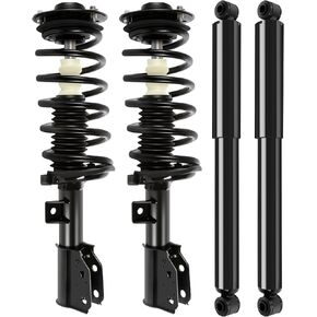 SCITOO Front and Rear Shock Absorber Assembly Fit for 2010-2016 for Chevrolet Equinox, 2010-2016 for GMC Terrain, Complete Shock and Strut Assembly Kit Fit for 272527 272526 911258 4PCS