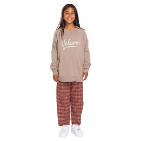 Volcom Girls' Truly Stokin Pullover Hoodie Fleece Sweatshirt in Kuwait