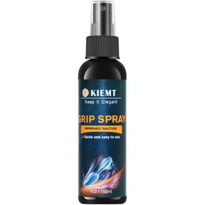 KIEMT Grip Pro Shoe Traction Spray – Anti-Slip Spray for Outdoor & Indoor Sports, Restores Shoe Grip, Cleans Rubber Soles, Plant-based formula – Works on Basketball, Hiking, Tennis, Gym Shoes,4 Oz