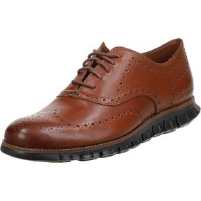 Cole Haan Men's Zerogrand Wing OX Oxford, british tan leather/java, 10.5 M US