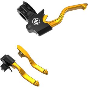 Power James Black Easy Pull Clutch Shift Shift أدوات التحكم في اليد مع قوسين رافعة المشبك متوافقة مع Harley Davidson 2018-25 Softail flde flfb flsb fxbb fxbr fxlr fxst models (Black)