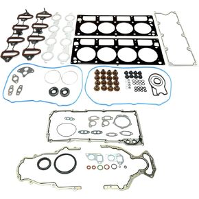 HS26192PT 6.0L Engine Cylinder Head Gasket Kit Fits for 2002 2003 Cadillac Escalade, Chevy Express/Silverado, GMC Savana/Sierra/Yukon, Hummer H2 6.0L V8 Replace OE HS26192PT