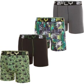 2FLY Men's Boxer Briefs Multipack Ultra Soft, Active Stretch Underwear