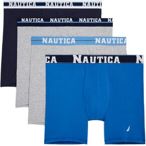 Nautica Men's 4 Pack Limited Edition Stretch Boxer Briefs