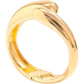 Chunky Gold Bracelets for Women,2 Pcs Gold Stacking Cuff Bangle Bracelet Silver Plated Cuff Bangle Bracelets Open Wide Irregular Minimalist Bangle Jewelry
