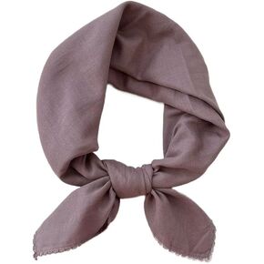 Premium Double Layer Cotton Bandana Head Hair Neck Scarf Scarves, Headband, Head Wrap for Women 28 x 28 inch