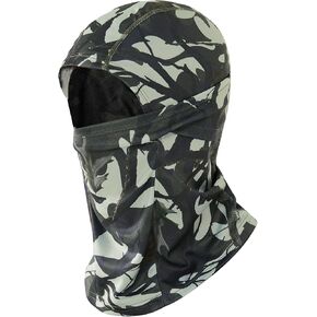 Camo Balaclava Face Mask - Camouflage UV Protector, Breathable Full Head Cove for Men Women Hunting Fishing Outdoors