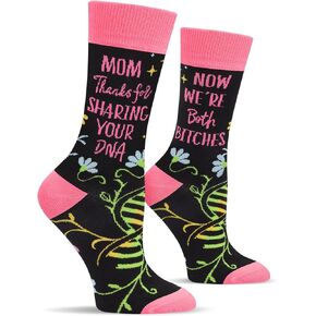 Funny Socks for Mother Women - Novelty Mothers Day Birthday Gifts for Mom - Crazy Silly Sock Christmas Stocking