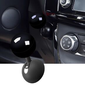 Metal Push Start Button Cover - Universal Vehicle Ignition Protector with Steel Joystick & 3M Adhesive Bundle (Includes Cleaning Kit)