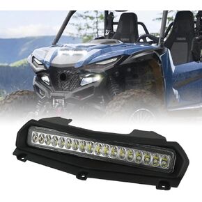 SUNPIE LED Spot Light Flood Lights Hood Scoop Lighting Compatible with Yamaha Wolverine RMAX2 RMAX4 1000 2021 2022 2023 2024 2025, Waterproof Off-Road LED Light Kit, Plug and Play