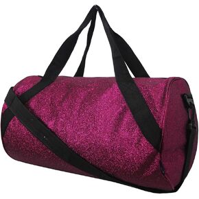 Ngil Medium Glitter Cheers Sports Gym Duffel Bag (Glitter-Royal)