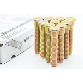 Project Innovation 63mm Total Length Long Extended Wheel Lug Studs Wheel Lug Bolts Compatible with Element m12x1.5x63 Year 2003-2011 1 Set (Pack of 10)