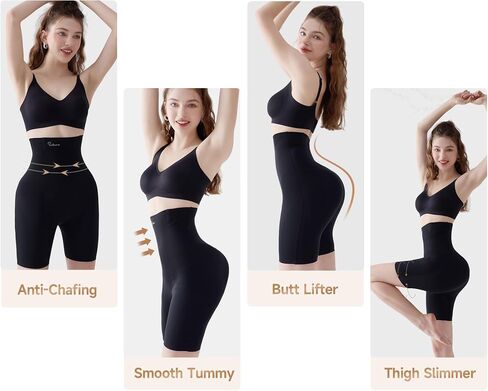 Women Butt Lifter Padded Hip Enhancer Seamless Underwear High Waist Control Shorts with Removable Hip Padded in Saudi Arabia