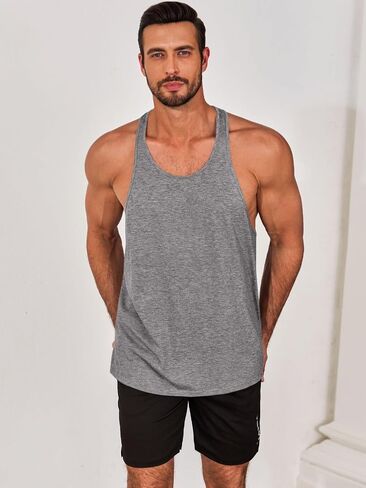 Runcati Mens تجريب Tank Tops Gym Muscle Muscle Athleticless tirts Termbuilding Buybuilding Tops Tops Litness Tops in Saudi Arabia