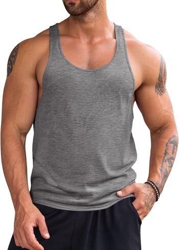 Runcati Mens تجريب Tank Tops Gym Muscle Muscle Athleticless tirts Termbuilding Buybuilding Tops Tops Litness Tops in Saudi Arabia