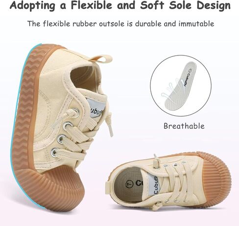 Toddler Shoes Boys Girls Slip On Canvas Sneakers in Kuwait