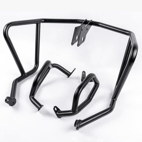 Motorcycle Engine Guard Crash Bar for Honda NX400 NX500 NX 400 500 2024 2025 Bumper Extension Body Frame Guard Steel Highway Falling Protection Set (Upper+Lower) in Kuwait