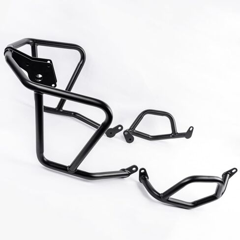 Motorcycle Engine Guard Crash Bar for Honda NX400 NX500 NX 400 500 2024 2025 Bumper Extension Body Frame Guard Steel Highway Falling Protection Set (Upper+Lower) in Kuwait