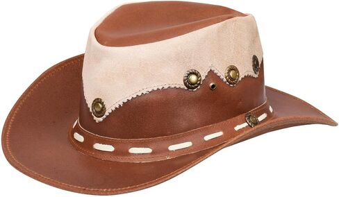 Cowboy Aussie Real Leather Australian Western Outback Bush Hat in Saudi Arabia