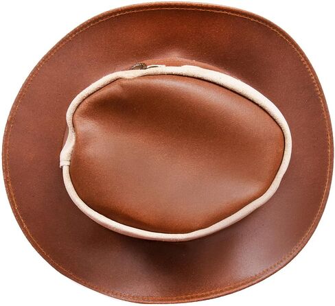 Cowboy Aussie Real Leather Australian Western Outback Bush Hat in Saudi Arabia
