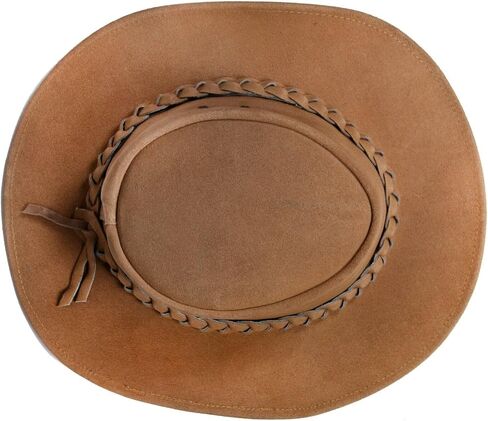 Cowboy Aussie Real Leather Australian Western Outback Bush Hat in Saudi Arabia