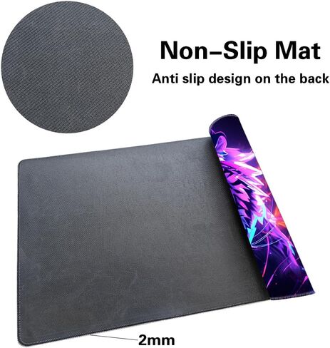 SIXTORE Premium Board Game 14x24in TCG Playmat Compatible for OCG CCG RPG MTG Playmats,Mousepad Desk Mats(Ice and Fire) in Kuwait