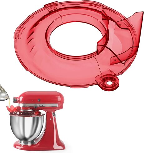 درع صب لرأس إمالة KitchenAid 4.5-5QT من الفولاذ المقاوم للصدأ (فقط)، درع صب آمن، واقي من الرش لخلاطات حامل مساعد المطبخ، ملحقات وإكسسوارات أدوات المطبخ in Kuwait