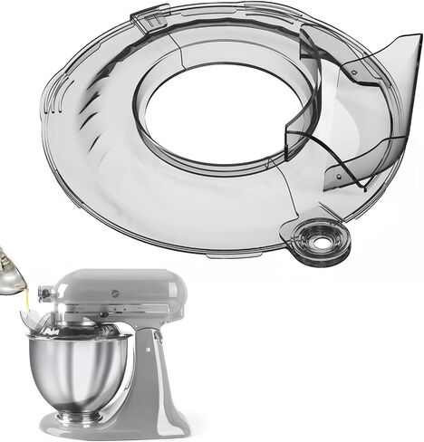 درع صب لرأس إمالة KitchenAid 4.5-5QT من الفولاذ المقاوم للصدأ (فقط)، درع صب آمن، واقي من الرش لخلاطات حامل مساعد المطبخ، ملحقات وإكسسوارات أدوات المطبخ in Kuwait