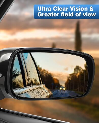 Passenger Side Mirror Glass Replacement for Toyota Camry 2007 2008 2009 2010 2011(1st digit of VIN is a 1,4 or 5 made in USA Only), Right Convex Heated Mirror Glass with Backplate in Saudi Arabia