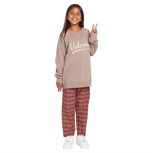 Volcom Girls' Truly Stokin Pullover Hoodie Fleece Sweatshirt in Kuwait