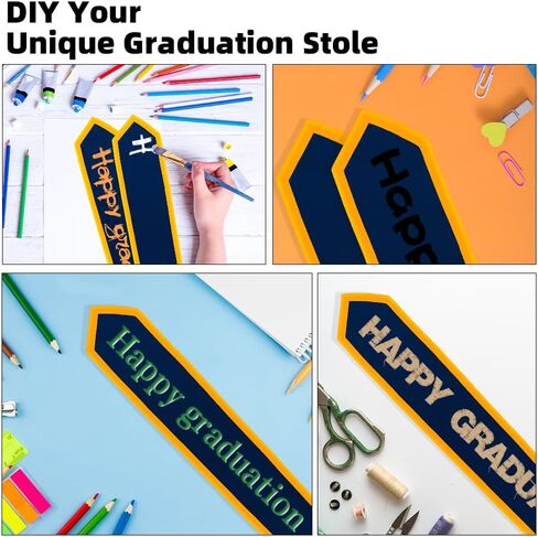 Diueoly Graduation Stole Graduation Sash Unisex Adult Graduation Honor Stole Class of 2025 With Trim for Academic Choral 70" in Kuwait