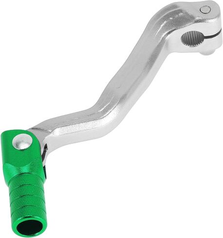 Folding Motorcycle Gear Shifter Lever for Bosuer M4 Aluminum Alloy Pedal Shift Lever Arm Siver Tone Lever Green Head in Saudi Arabia