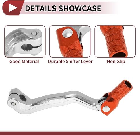 Folding Motorcycle Gear Shifter Lever for Bosuer M4 Aluminum Alloy Pedal Shift Lever Arm Siver Tone Lever Green Head in Saudi Arabia