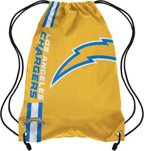 FOCO Atlanta Falcons NFL Alternate Color Big Logo Drawstring Backpack - Black in Saudi Arabia