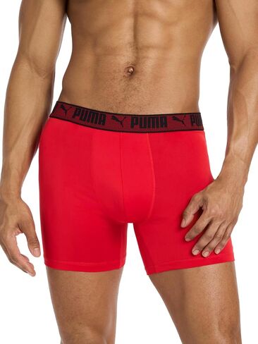 PUMA Men's Training Fit Anti-Odor 5 Pack Boxer Briefs in Saudi Arabia
