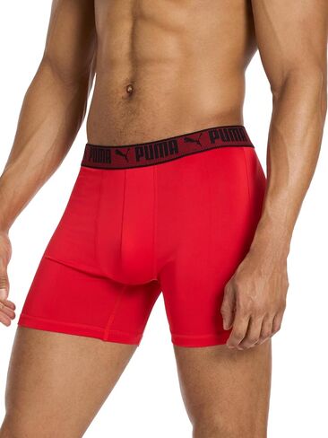 PUMA Men's Training Fit Anti-Odor 5 Pack Boxer Briefs in Saudi Arabia
