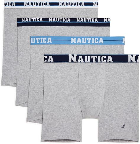 Nautica Men's 4 Pack Pack Limited Edition Stretch Boxer Boxer in Saudi Arabia