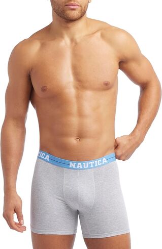 Nautica Men's 4 Pack Pack Limited Edition Stretch Boxer Boxer in Saudi Arabia