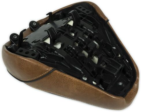 Thickened Motorcycle Driver Seat for Rebel 300/500, Front Rider Cushion Pad CMX 300 CMX 500 (2017-2024) /Matt Black + Brown in Kuwait