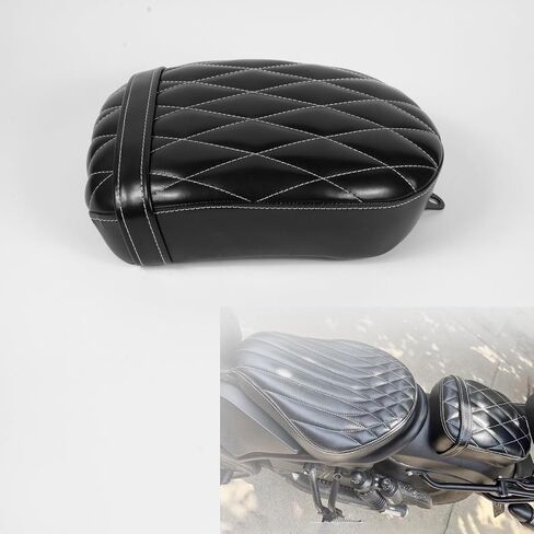 Thickened Motorcycle Driver Seat for Rebel 300/500, Front Rider Cushion Pad CMX 300 CMX 500 (2017-2024) /Matt Black + Brown in Kuwait