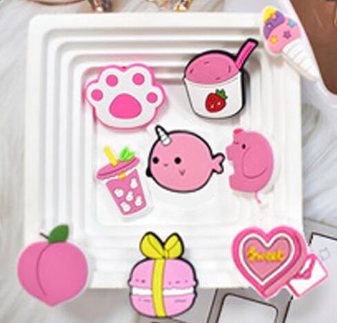 Shoe Charms Kit, 15 Adorable Clog Decorations with No-Slip Design, Press Fit Shoe Accessories for Girls Boys in Kuwait