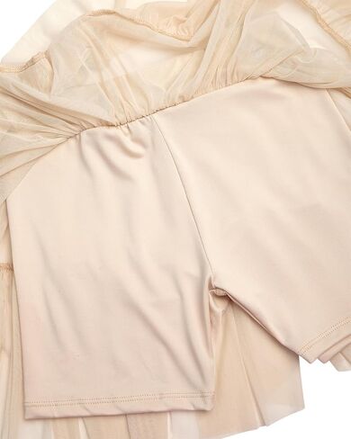 مجموعة التنورة النشطة للبنات RBX - Skort Mesh Mesh Mesh و Jersey من قطعتين مع الجانب المغطى بالملفات (الأحجام: 4-16) in Saudi Arabia