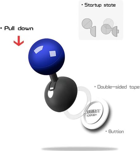 غطاء زر بدء الدفع المعدني - واقي الإشعال العالمي للسيارة مع عصا التحكم الصلب وحزمة لاصق 3M (يشمل مجموعة التنظيف) in Kuwait