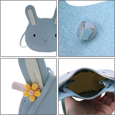 JUMISEE Kids Cute Bunny Crossbody Bag Purses for Girls Toddlers Small Shoulder Bag Wallet Easter Gift in Saudi Arabia