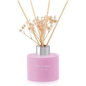 L'odeur Vill 3 Pcsk Reed Diffuser, 4.06 oz(120ml) Lavender/Linen/Vanilla, Scented Aromatherapy Diffuser with 12 Black Diffuser Sticks, Air Freshener for Home Bedroom Bathroom