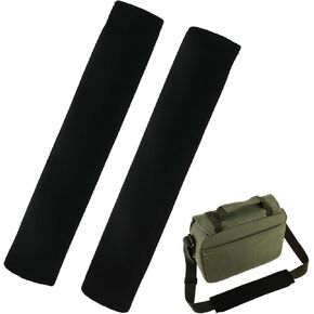 12" Neoprene Comfort Shoulder Strap Pads Shoulder Cushion Pad Protector for Laptop Bag, Sport Bag, Travel Bag, Car Seat Belts - 2 PCS