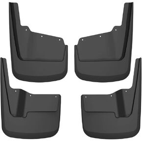 Husky Liners — Front & Rear Mud Guards | Fits 2020-2024 GMC Sierra 2500, 3500 HD (Excludes Dually) - Black, 4 Pc | 58296