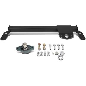 DNA MOTORING Steering Gear Box Stabilizer Kit Compatible with 03-08 Ram 2500 3500 4WD with Standard Steering Box, Black, BRR-010-BK